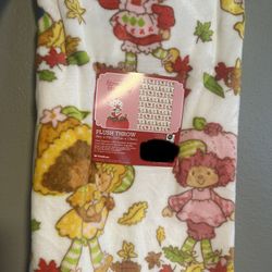 Brand new with tags Strawberry Shortcake Fall Blanket!  