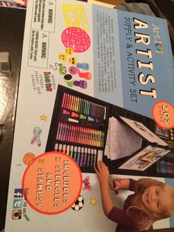 Art101 art supply and activity set 205 pcs new open box