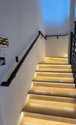 Modern horizontal Railing
