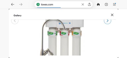 Aquasana UNOPENED kitchen filtration