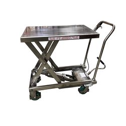 Pake Handling Tools - Stainless Scissor Lift Table, 550lb, CAP, 32.5"x19.75"(PAKLT03)