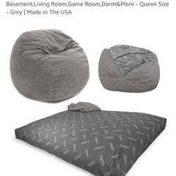 CordaRoy’s Queen Beanbag Chair/Bed
