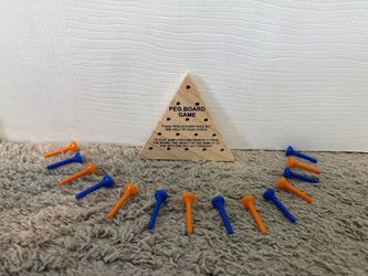 Peg board game