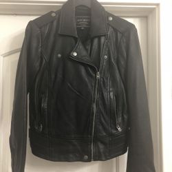 LUCKY BRAND Leather Jacket Size Small