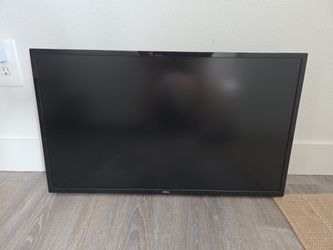 Dell 32" LED Monitor and Commercial Ergotron Dual Monitor Stand