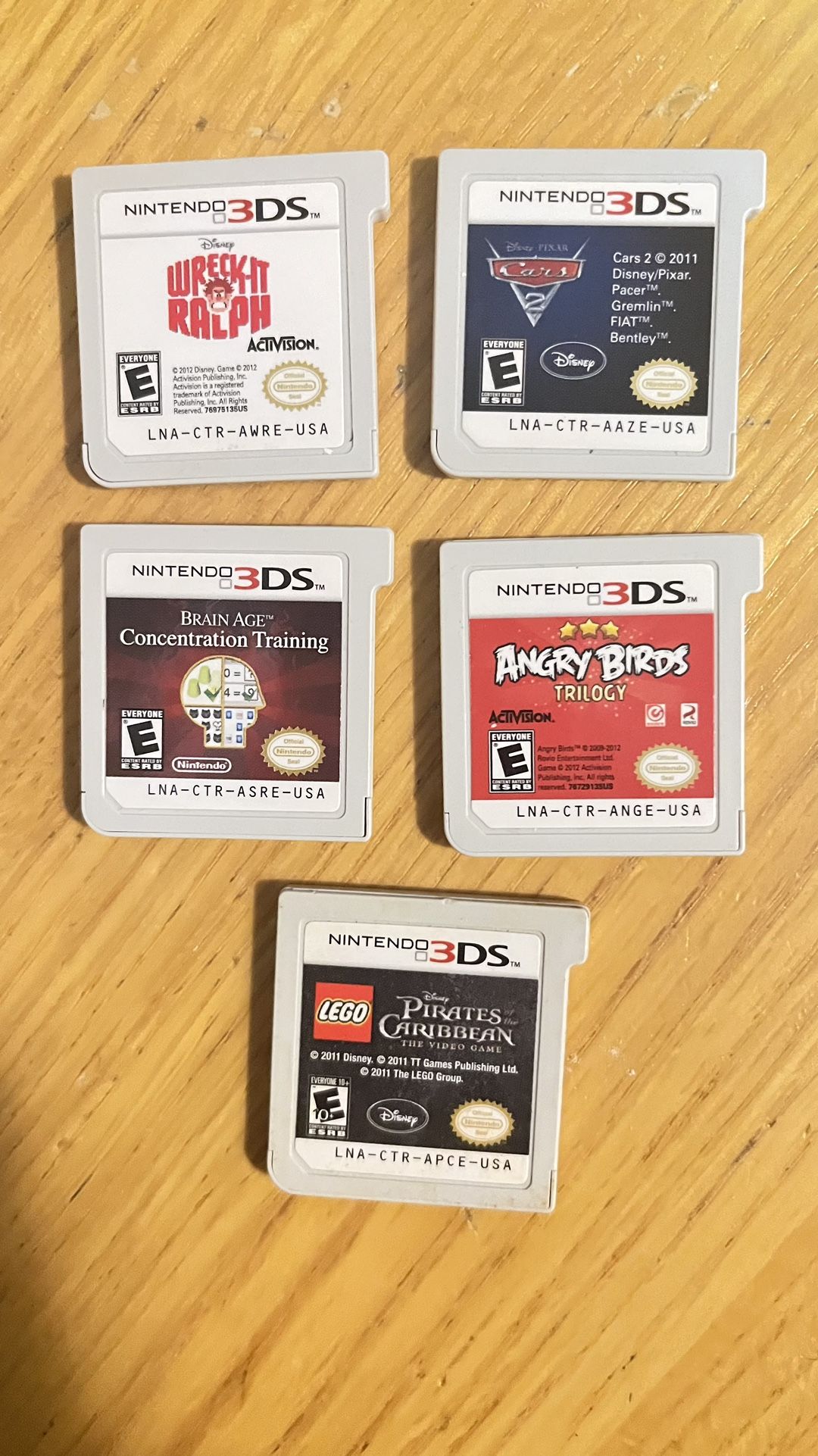 Nintendo 3DS - 3DS XL games- 5 set 