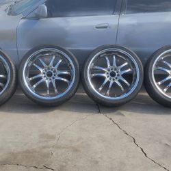  Chrome Rims And Tires 
