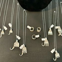 Spoon Handle Necklaces - $10 To $25 Each