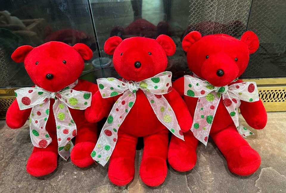 Set Of 3 Ralph Lauren Promo Teddy Bears - Vintage
