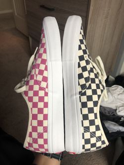 Vans authentic pro top checkerboard fuchsia