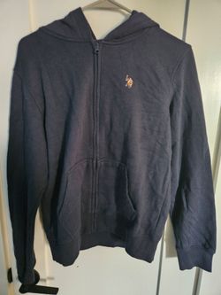 U.S. Polo Assn. Navy Zip-Up Hoodie XL (14-16)