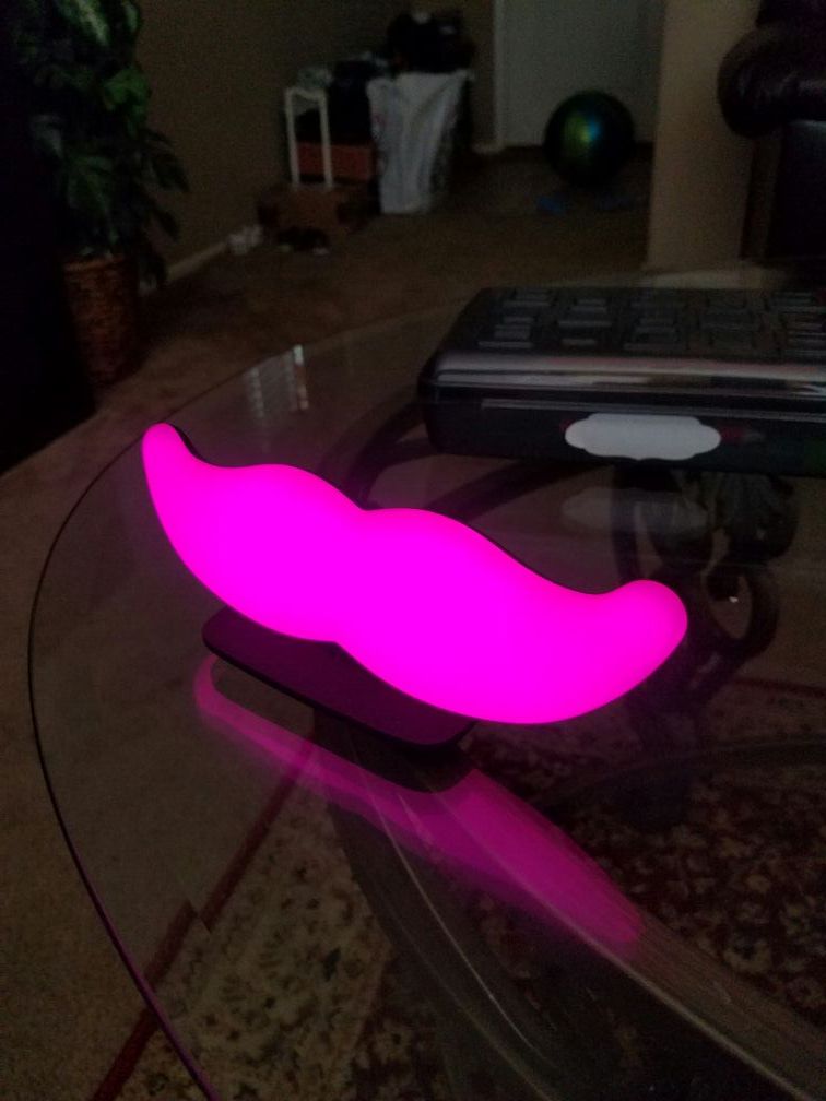 Lyft glowstache