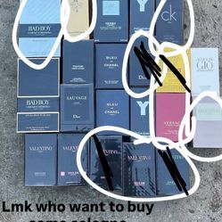 New Cologne For Sell The Ones Circled