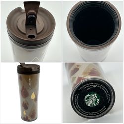 Starbucks Numbers Drips Drops Travel Tumbler 2012 Coffee Tea Mug Cup 16oz