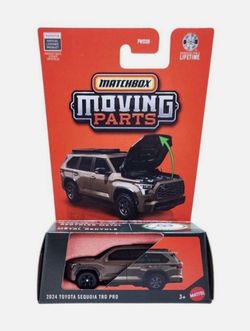 Matchbox Moving Parts 2024 Toyota Sequoia TRD PRO Brown MBX Mattel