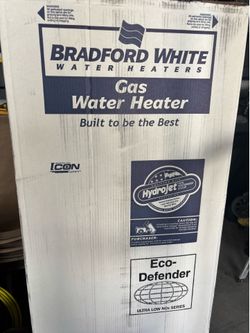 Brand new 40 gal Bradford water heater