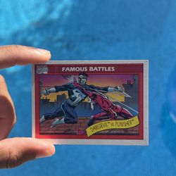 1990 Marvel Famous Battles Daredevil vs. The Punisher #110 🎯🗡️
