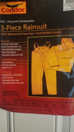 Concord 3 Piece Rainsuit