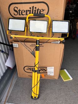 21,000 Lumen Triple-Head LED Work Light w/ 72” Tripod