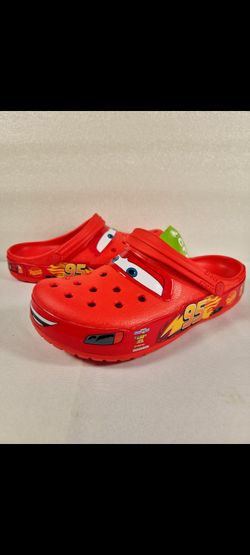 Disney Lightning McQueen Crocs (Non -Light Up) Brand New Size 8,9,10,11