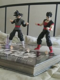 2 Dragonball Super action figures, Bandai