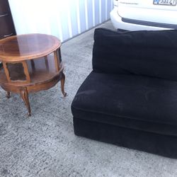 Ikea Chair And Nice Round Wood Table 