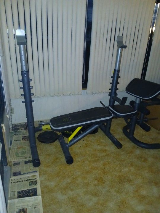 Barely Used Gold Gym Weight Set