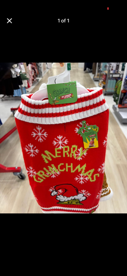 Grinch pet sweater
