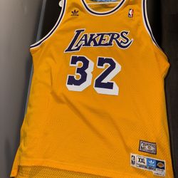 Authentic Magic Johnson Throwback Jersey 