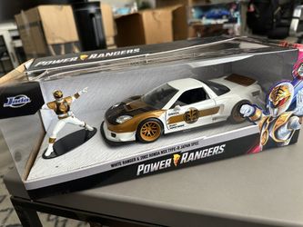 Jada WHITE RANGER & 2002 HONDA NSX TYPE-R JAPAN SPEC 1:24 Scale