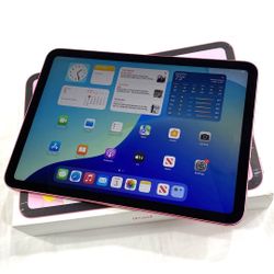 (At&t) Apple MQ6M3LL/A – A2757 64 Gb iPad (10th Gen – 10.9”) Wi-Fi + Cell in Original Box – Pink TPW015777