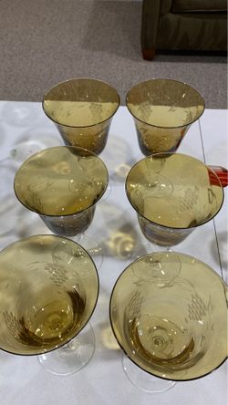 Etched goblets ($15)