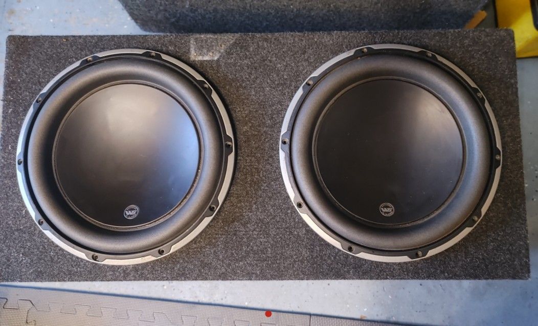 JL Audio 12w6 Dual 4 Subwoofer W Box