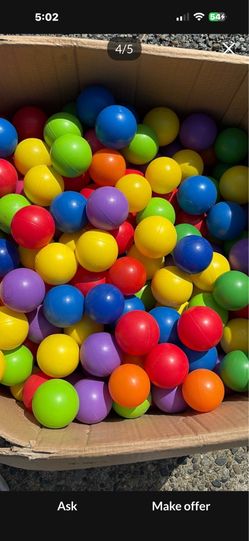 Colors balls about up to 175