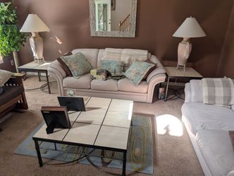 Coffee table and 2 end tables set