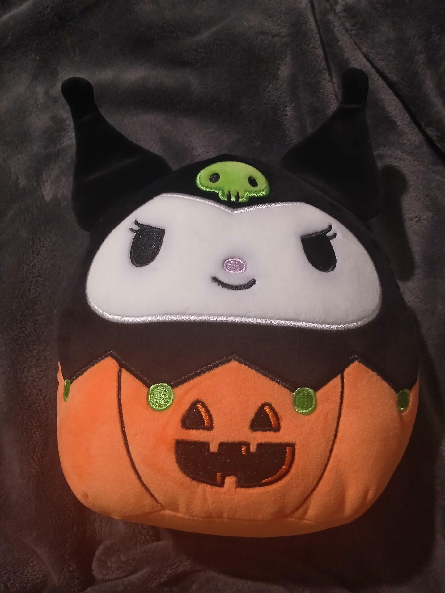 Sanrio Kuromi Pumpkin Halloween Squishmallow Plush