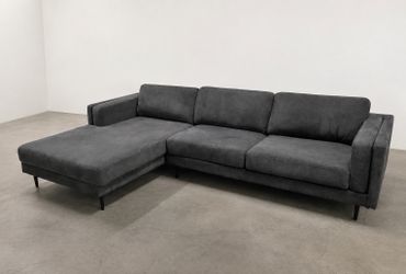 Living Spaces Dark Grey Sectional