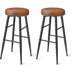 Bar Stools ( Brown And Black)