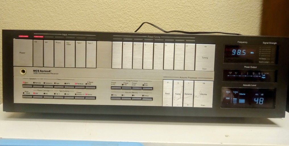 Vintage MCS 3285 Series A Receiver Amplifier