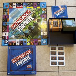 Fortnite Monopoly Collector's Edition Board Game Hasbro 2021