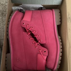 Hot Pink Timberlands 