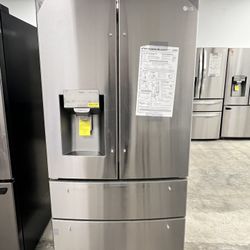 LG 36” 4 Door Refrige Model: LMXS28626S Unused 