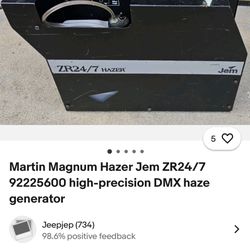 Hazier Jam ZR24/7 Fog machine