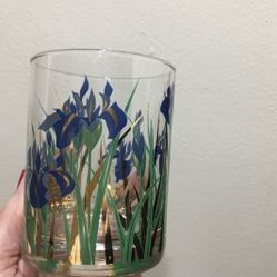 Fine glasses and Serving Tray Set  4 