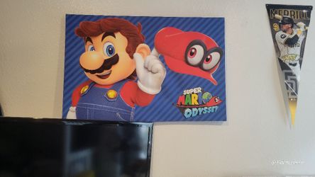 Nintendo Super Mario Brothers Canvas Frame
