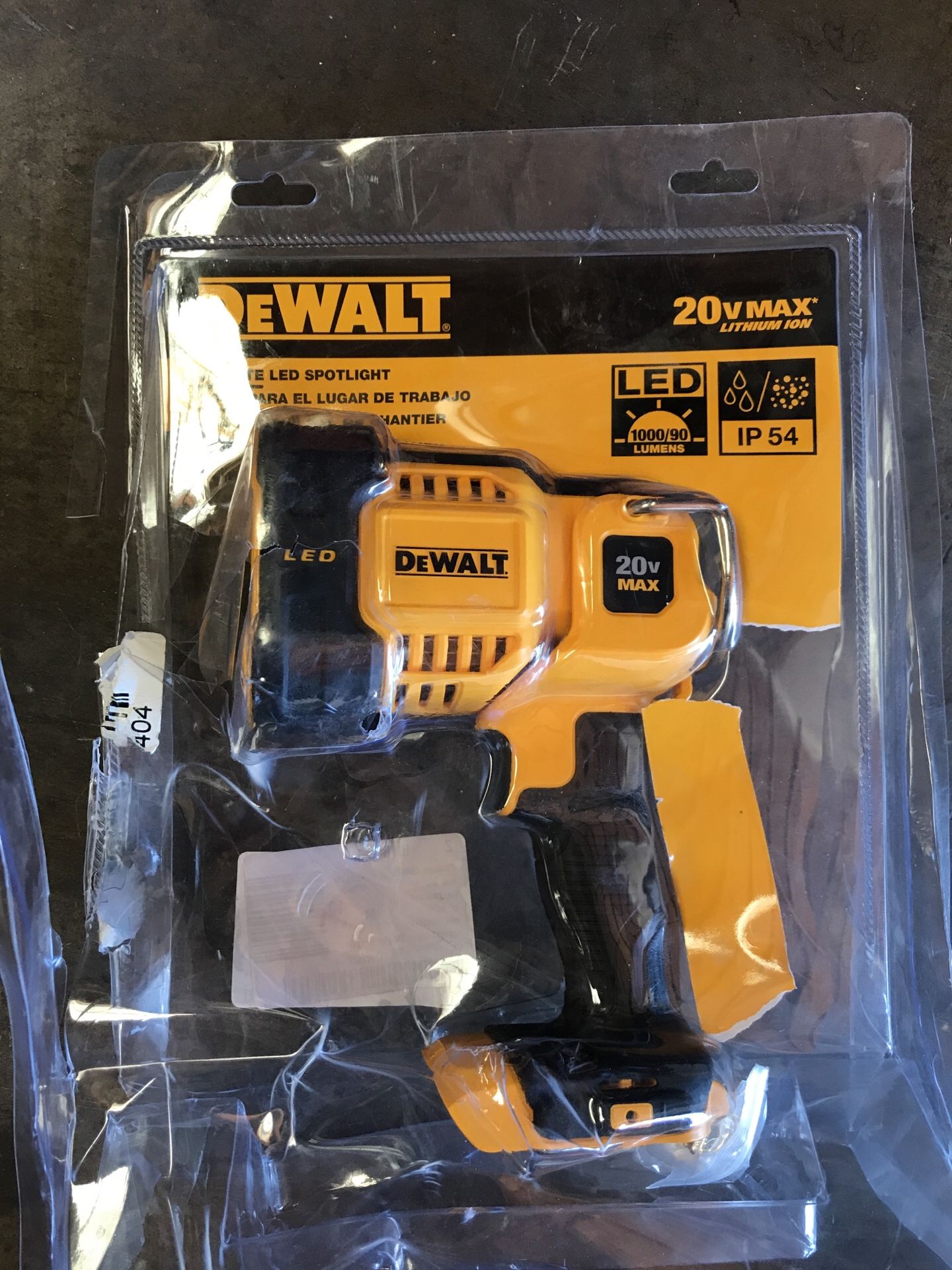 Dewalt 20 Volt Max Lithium Ion Cordless Jobsite Spotlight Tool Only For Sale In Garden Grove Ca Offerup