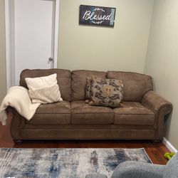 Brown Rustic Sofa