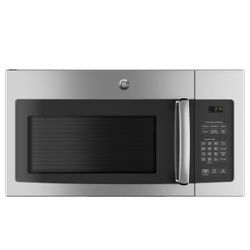 GE 1.6 CU. FT Stainless steel over the range microwave