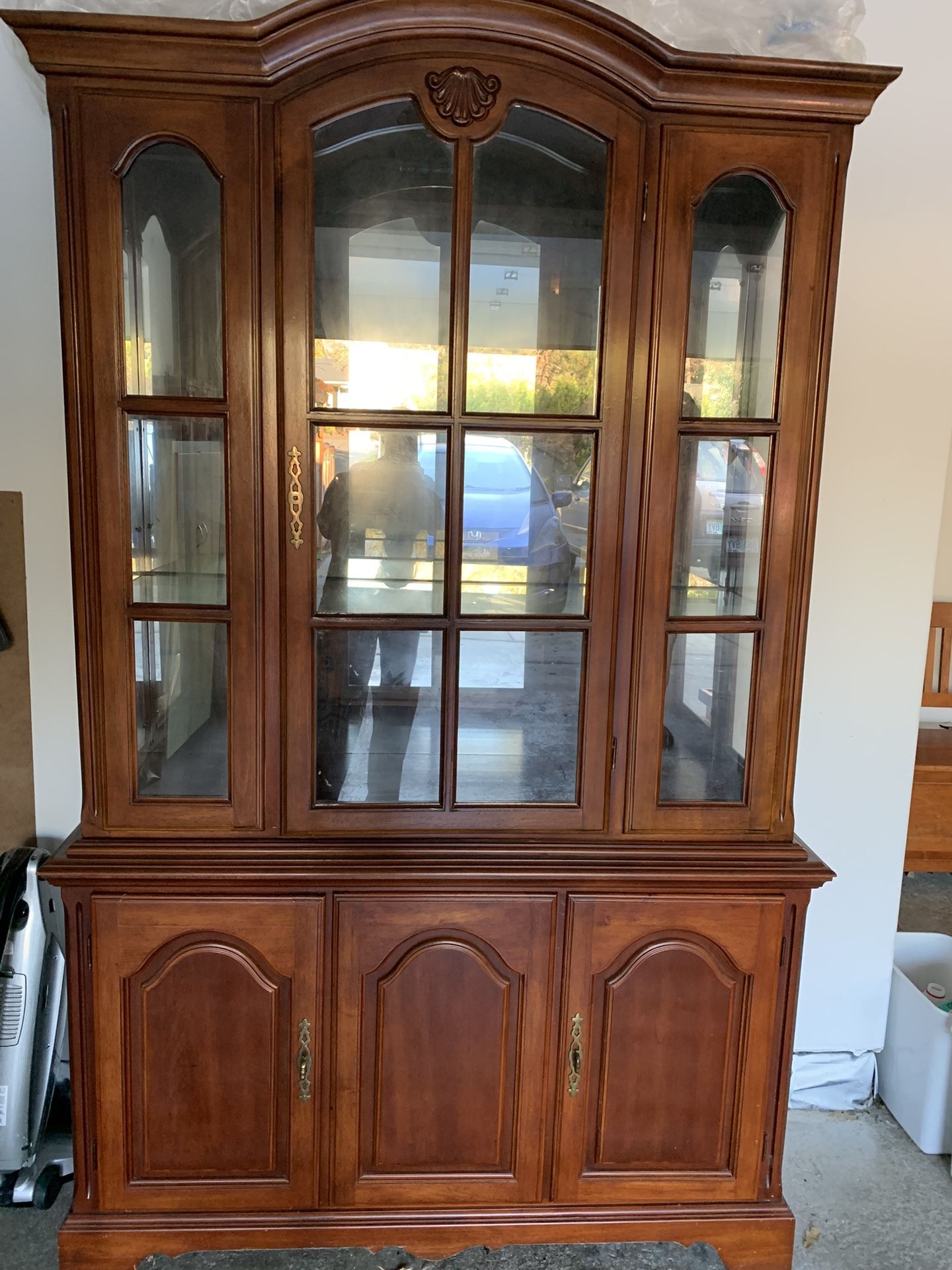 Display Cabinet- Solid Cherry Wood