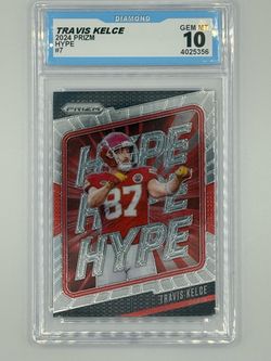 2024 Panini Prizm Travis Kelce "Hype" #7 – DSG 10 Gem Mint
